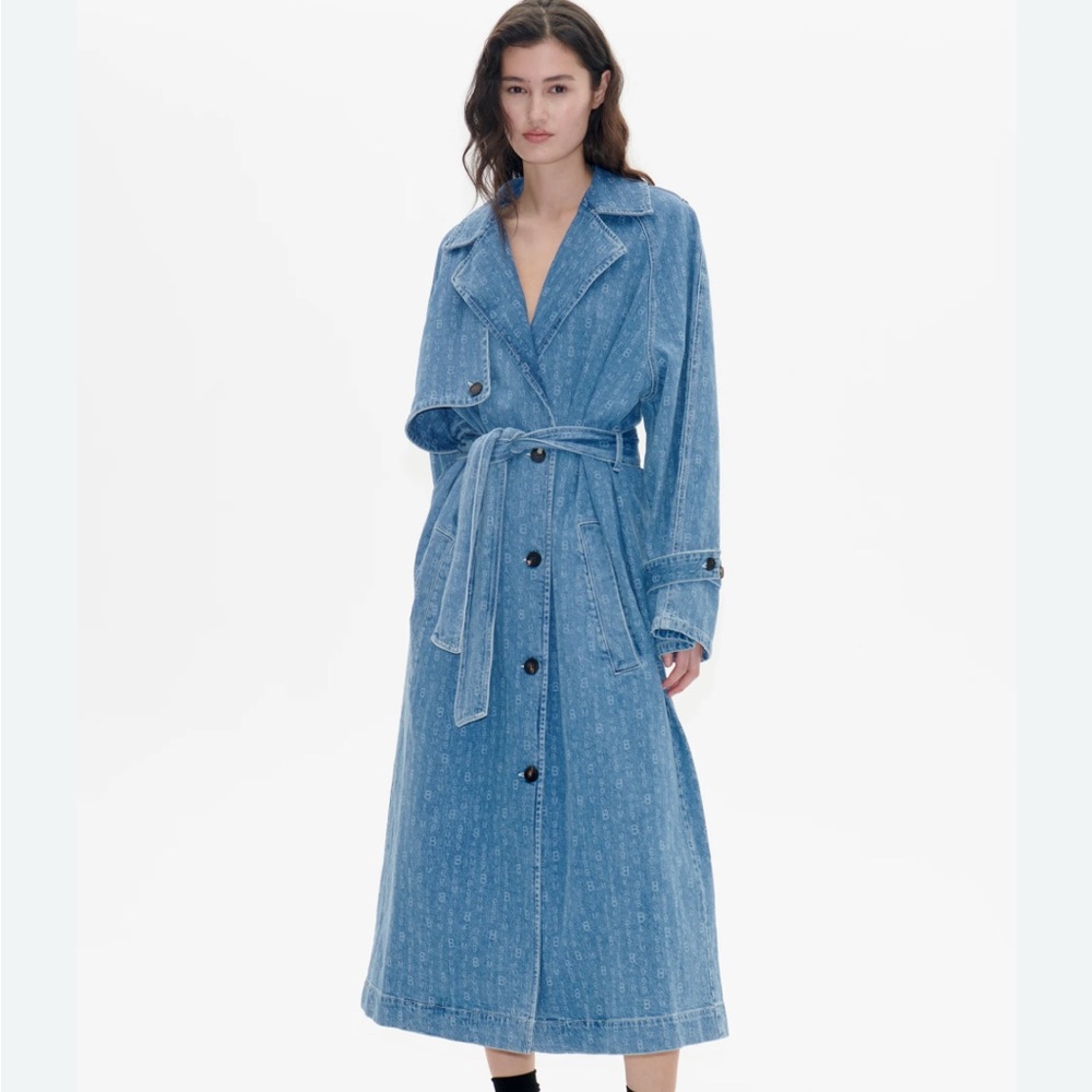 BAUM UND PFERDGARTEN Delilah Denim Trench Coat